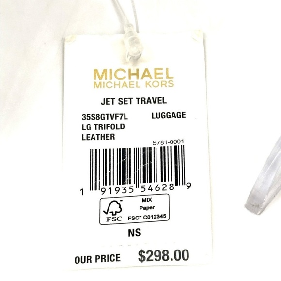 Michael Kors Large Trifold Wallet Luggage - Picture 8 of 8